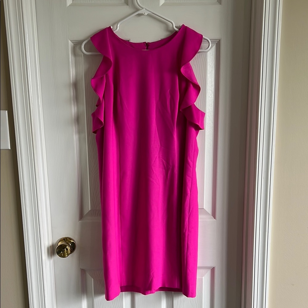Lilly Pulitzer Pink Ruffle Mini Dress